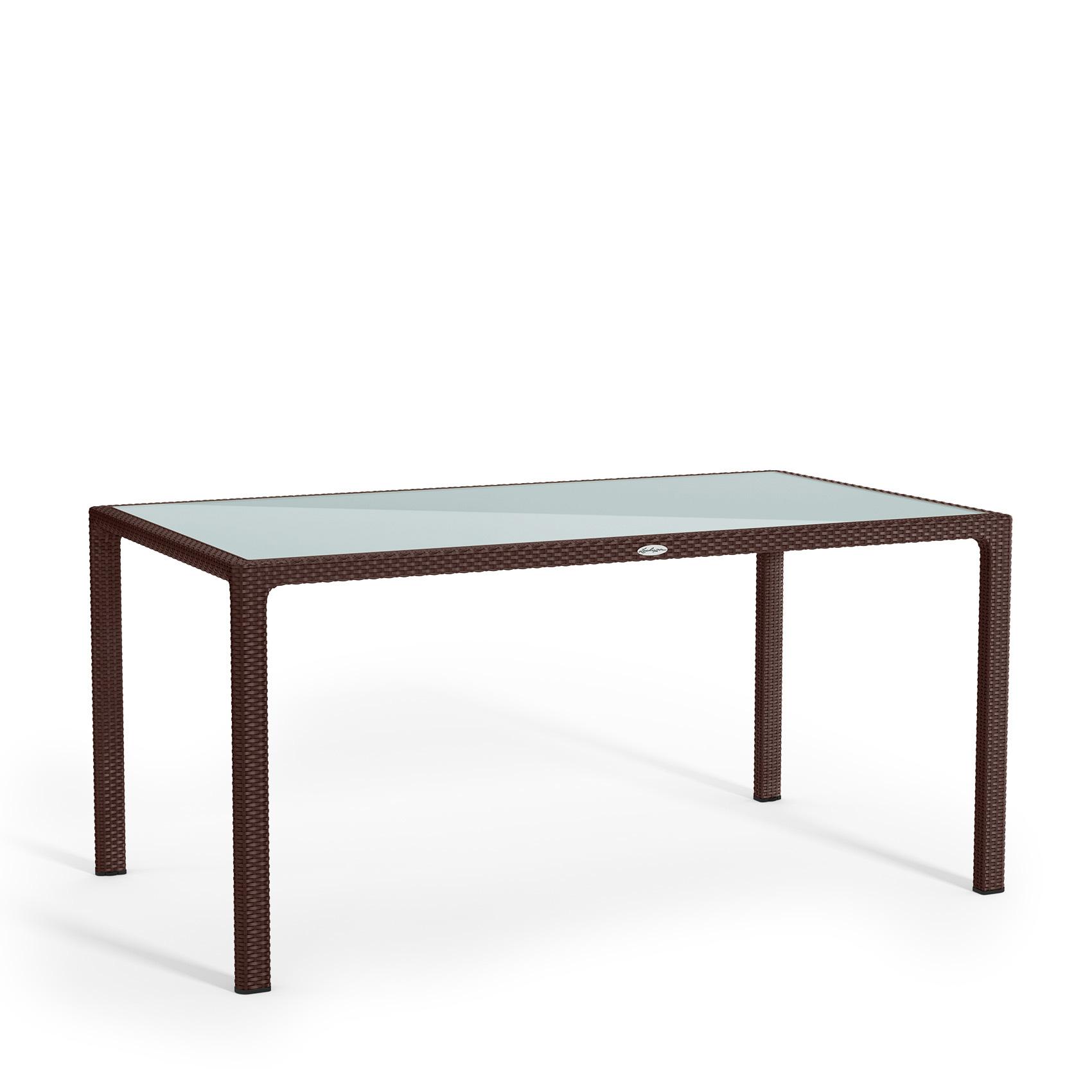 Large dining table mocha